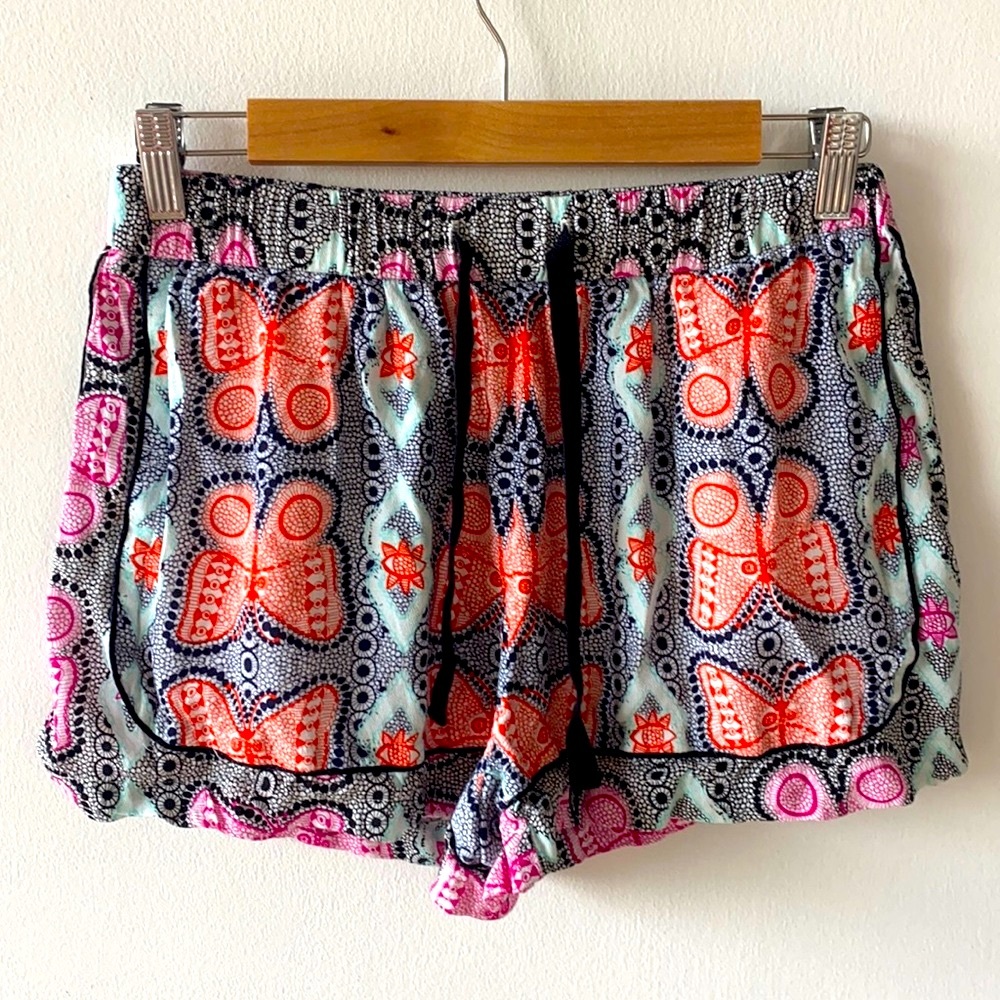 Sea New York butterfly print shorts elastic waist